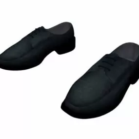 Fashion Blucher Moccasin Shoes 3d model