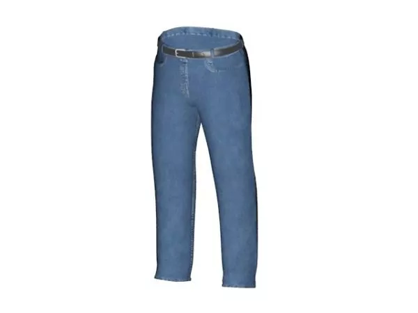 Blue Color Jeans Trousers 3d model Blue Color Jeans Trousers 3d model