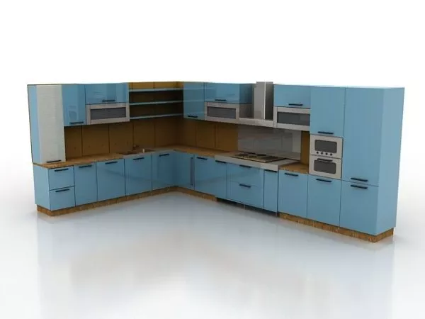Kitchen Gas Cooktop 3d model