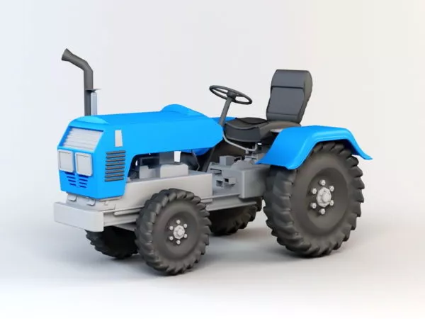 Modern Tow Tractor 3d model