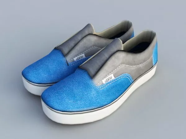 Brown Polygon Sneaker 3d model