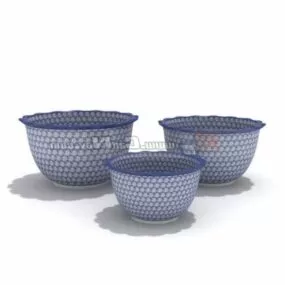 Porcelain Dinnerware Tureens 3d model