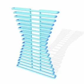 Blue Metal Radiator 3d model