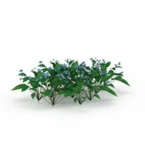 Gardenblue Flower Shrubs 3d model
