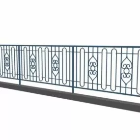 Balcony Railing Construction 3d model