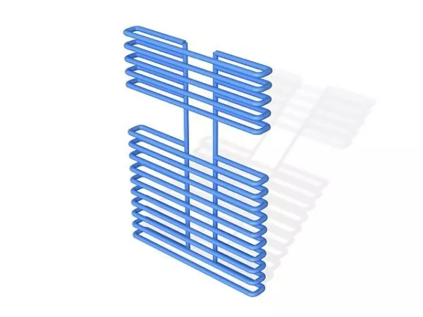 Rectangular Radiator Case 3d model