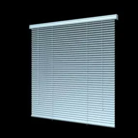 Office Blue Venetian Blind 3d model