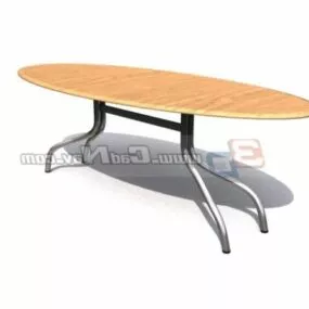 Boat Style Side Table Furniture 3d model