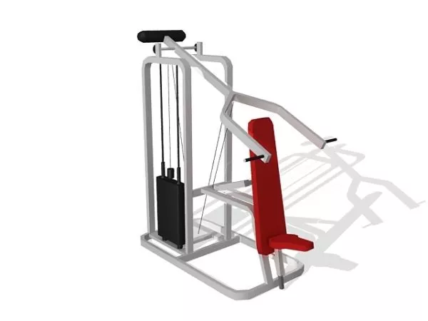 Waiting Chair Sport Fitness Equipment 3d model
