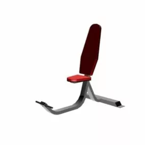 Bodybuilding Fitness Exercise Bench 3d model