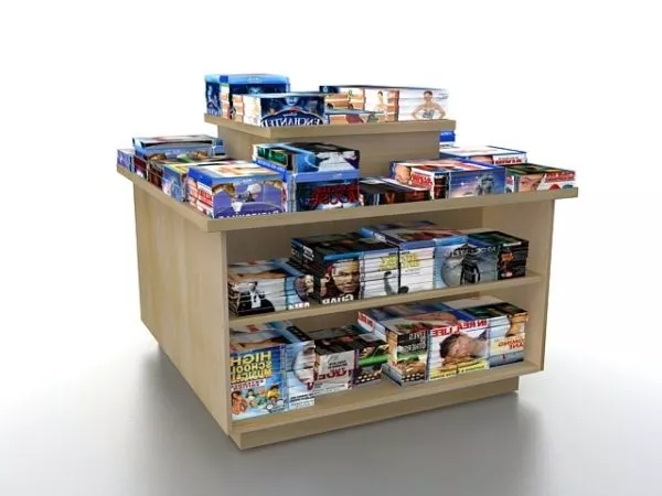 Library Books Magazine Stack 3d model