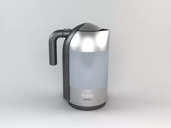 Red Kettle 3d model
