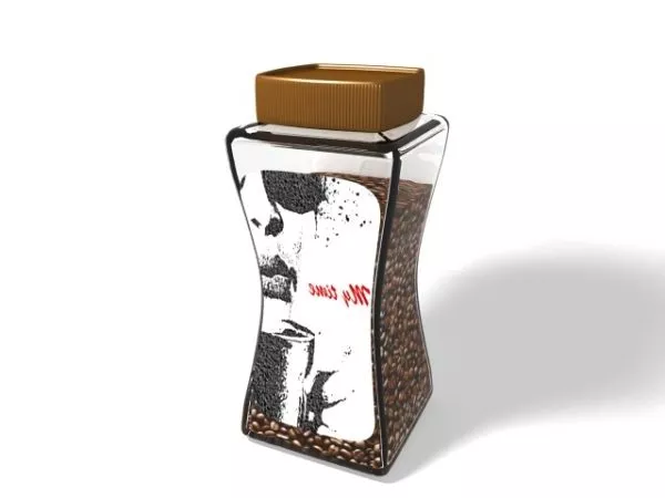 Bottled Of Coffee 3d model Bottled Of Coffee 3d model