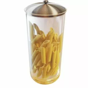 Glass Bottled Egg Roll 3d model
