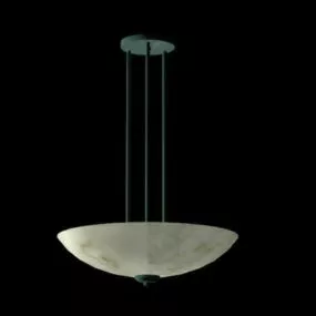 Bowl Light Fixture Design 3d model