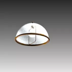 Bowl Shade Antique Pendant Lamp 3d model
