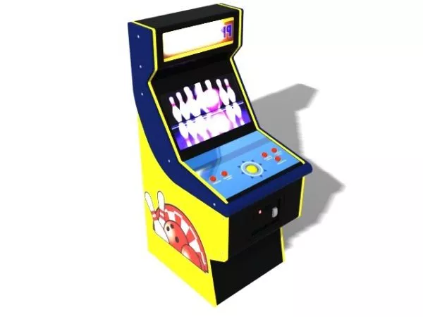 Supermarket Bowling Game Machine 3d model Supermarket Bowling Game Machine 3d model