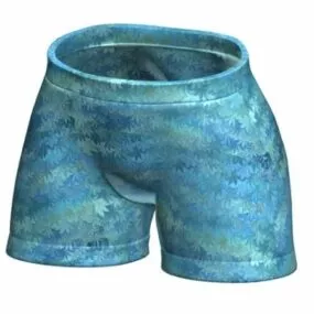 Boxer Shorts For Men 3d model