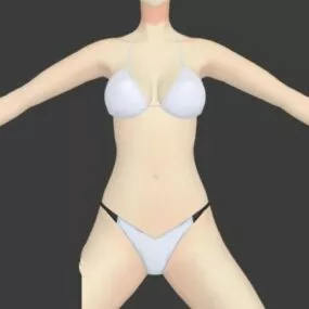 Fashion Clothing Bra And Panties 3d model
