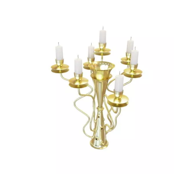 Classic Candlestick Lamp 3d model