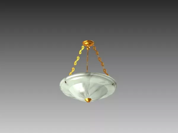 Brass Antique Home Pendant Light 3d model Brass Antique Home Pendant Light 3d model