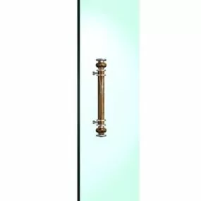 Home Door Brass Pull Handle 3d model
