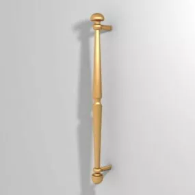 Home Brass Door Pull Hardware 3d model