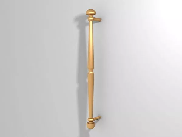 Home Brass Door Pull Hardware 3d model Home Brass Door Pull Hardware 3d model
