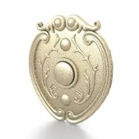 Golden Doorbell 3d model