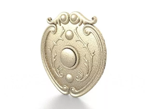 Golden Doorbell 3d model Golden Doorbell 3d model