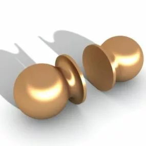 Home Door Brass Drawer Knobs 3d model