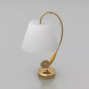 Brass Arm Table Lamp 3d model