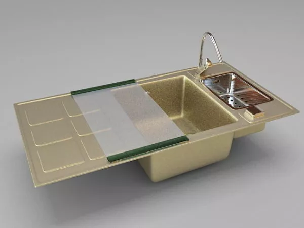 Flat Faucet Gessi 3d model