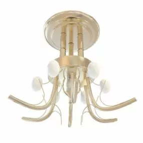 Vintage Pendant Chandelier 3d model