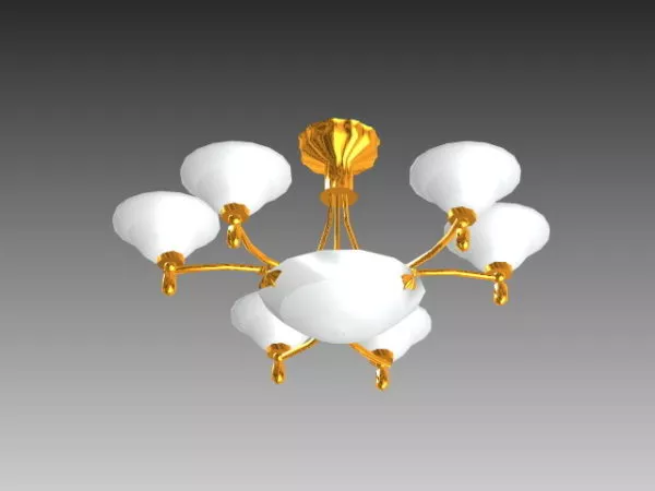 Brass Design Home Pendant Light 3d model Brass Design Home Pendant Light 3d model