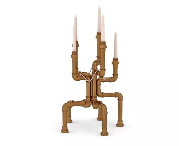 Candlestick Coral Shape 3d model