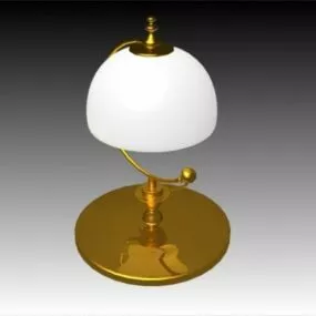 Furniture Brass Table Lamp 3d model