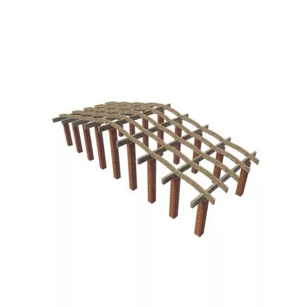 Classic Column Middle East Architecture 3d model