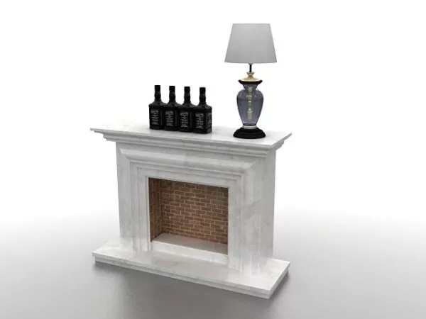 Brick Block Building 3d model