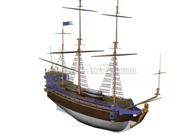 British Royal Navy Hms Watercraft 3d model British Royal Navy Hms Watercraft 3d model