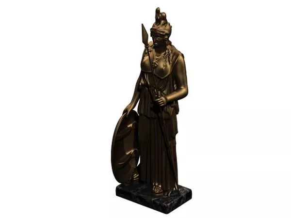 Ancient Athena Statue 3d model Ancient Athena Statue 3d model