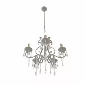 Bronze Chandelier 3d model