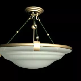 Bronze Antique Pendant Lighting Fixture 3d model