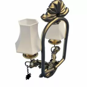 Antique Bronze Wall Sconces 3d model
