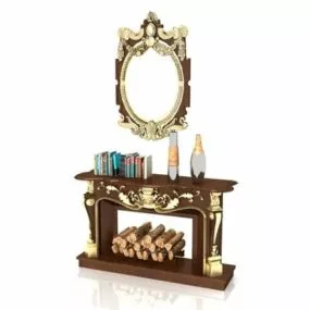Antique Fireplace Mantels 3d model