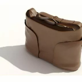 Leather Handbag Women Fashion 3d model