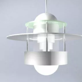 Pendant Light Modern Steel Material 3d model