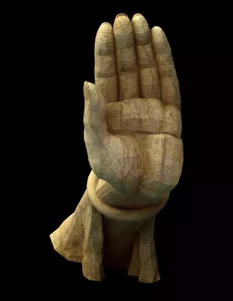 Antique Buddha Hand Statue 3d model Antique Buddha Hand Statue 3d model