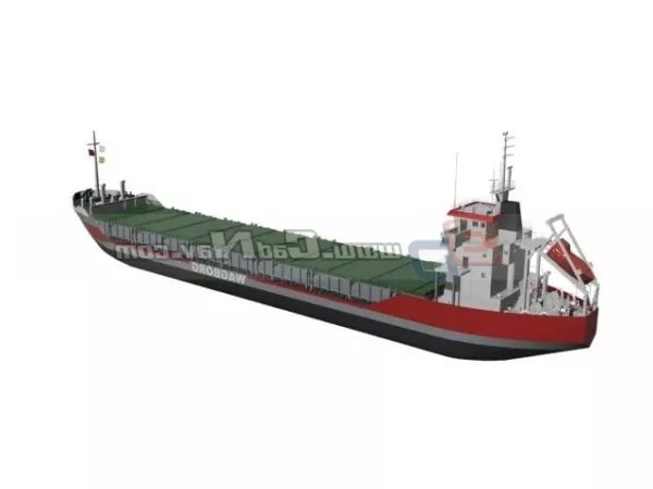 Uss Aircraft Carrier In The Sea 3d model