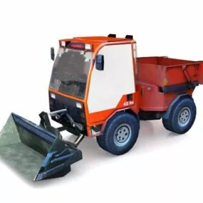 Construction Bulldozer Truck Dumper 3d model